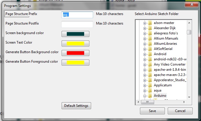 Program Settings | Nico Verduin's website